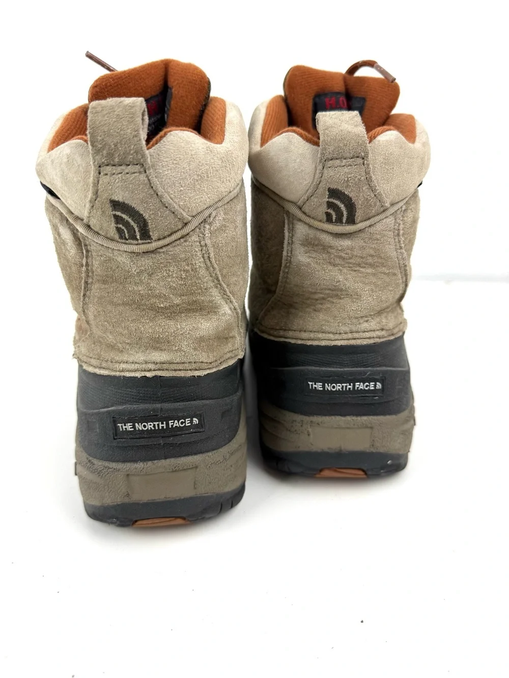The North Face AYX2 Youth Brown and Black Waterproof Winter Boots